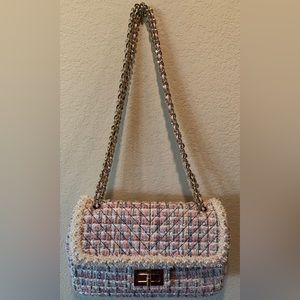 Karl Lagerfeld Paris Agyness Shoulder Bag, Candy W/petal trim